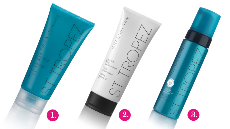 I tested for you the star self tanning products ST  TROPEZ