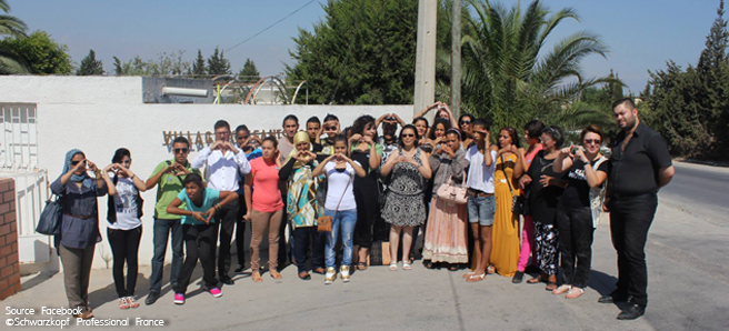 Acción humanitaria Shaping Futures Túnez Schwarzkopf Professional
