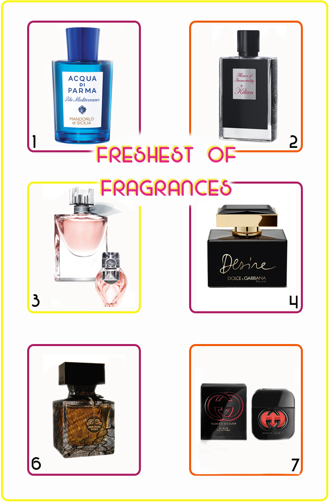 LIVE.COIFFURE'S PICK OF THE PERFUMES