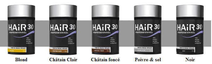 HAIR 30 Professionnel, the solution for hair loss