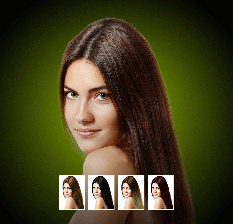 Test your hair color virtually, is this possible ?