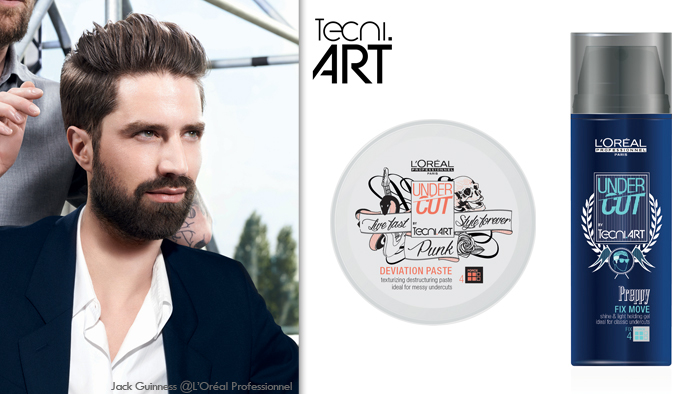 All the looks are possible for you gentlemen with Tecni Art Undercut by L’Oréal Professionnel !