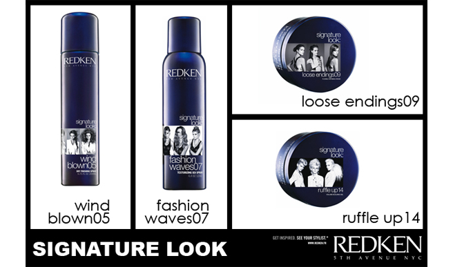 Redken puts on stage the range Signature Look