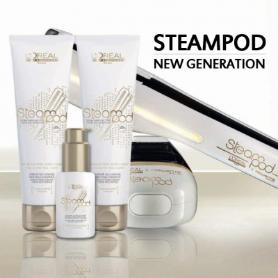 The hairstraightener Steampod  : change of size and color