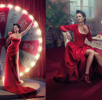 Eva Green, égérie pour le calendrier Campari