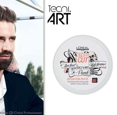 Tous les looks sont permis pour vous Messieurs avec Tecni Art Undercut par L’Oréal Professionnel !