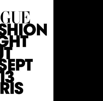 Vogue Fashion Night Out Paris 2013
