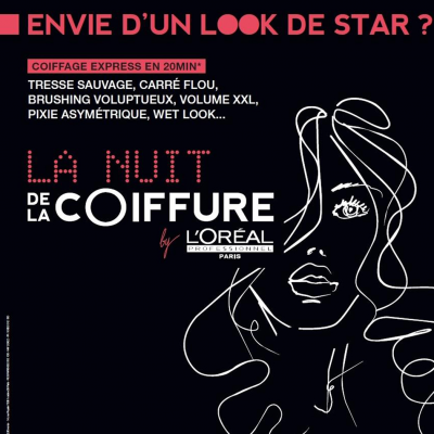 Obtenez une mise en beauté gratuite avec La nuit de la Coiffure par L’Oréal Professionnel