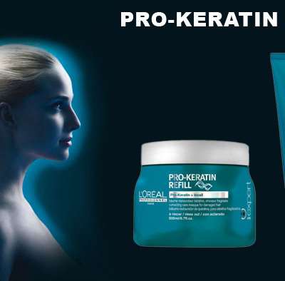 I TESTED FOR YOU : The repair balm and the blow-drying cream Pro-Keratin Refill de L'Oréal Professionnel