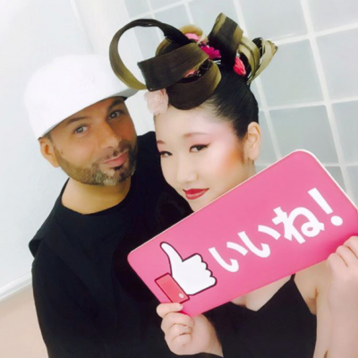 Jean-Michel Faretra, French hairdresser and Ambassador Wella System Professional on tour in Japan