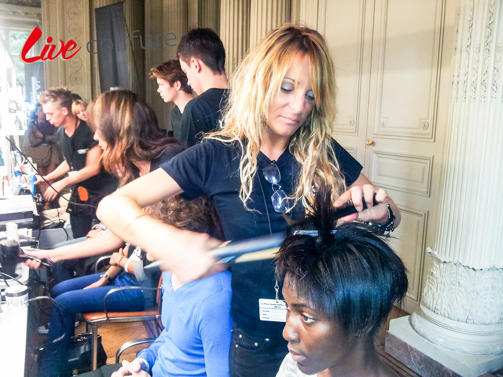 Backstage Plus grand défilé Galeries Lafayette 2012