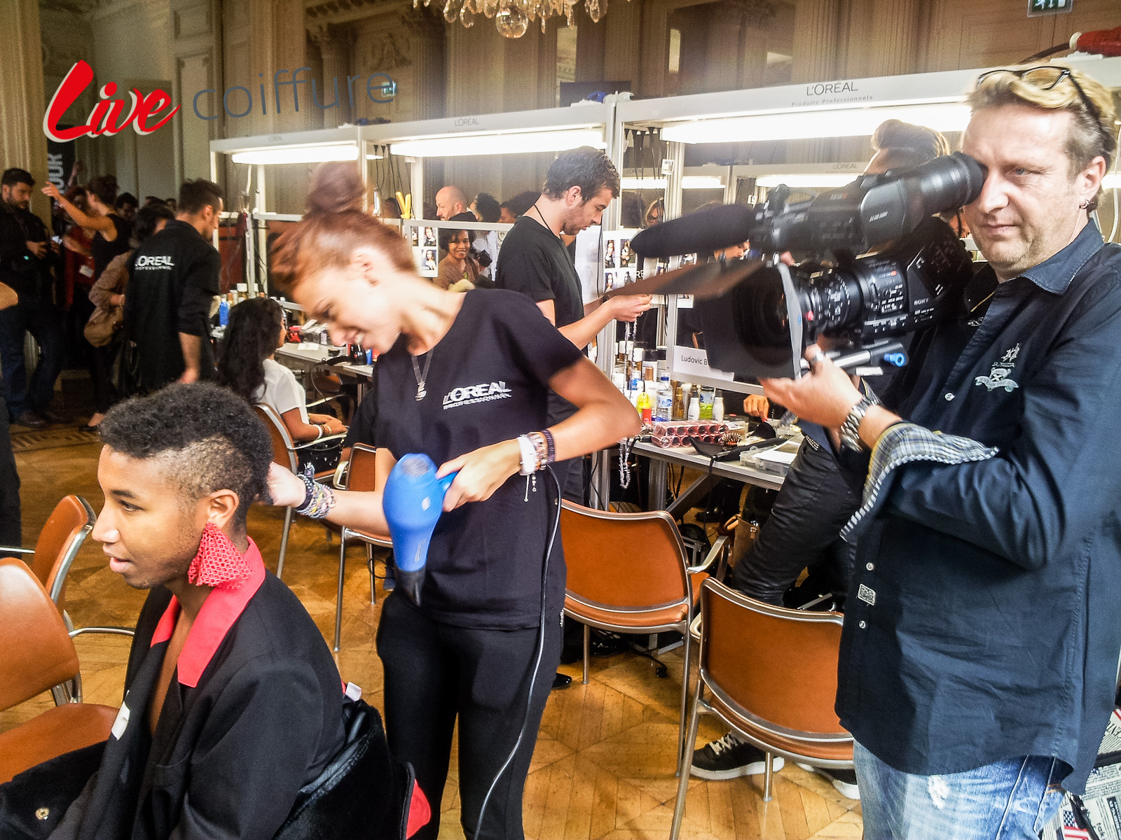 Backstage Plus grand défilé Galeries Lafayette 2012