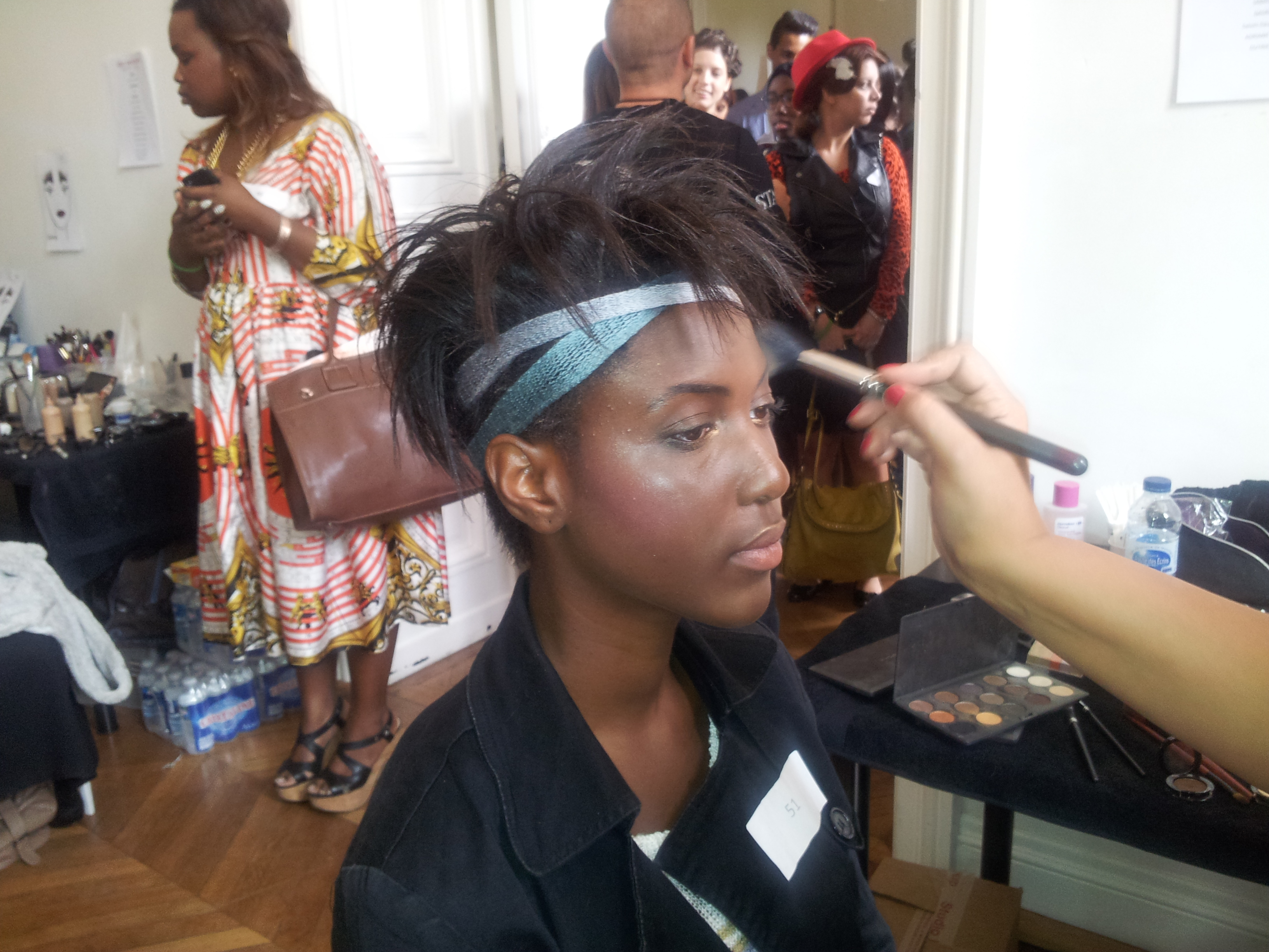 Backstage Plus grand défilé Galeries Lafayette 2012