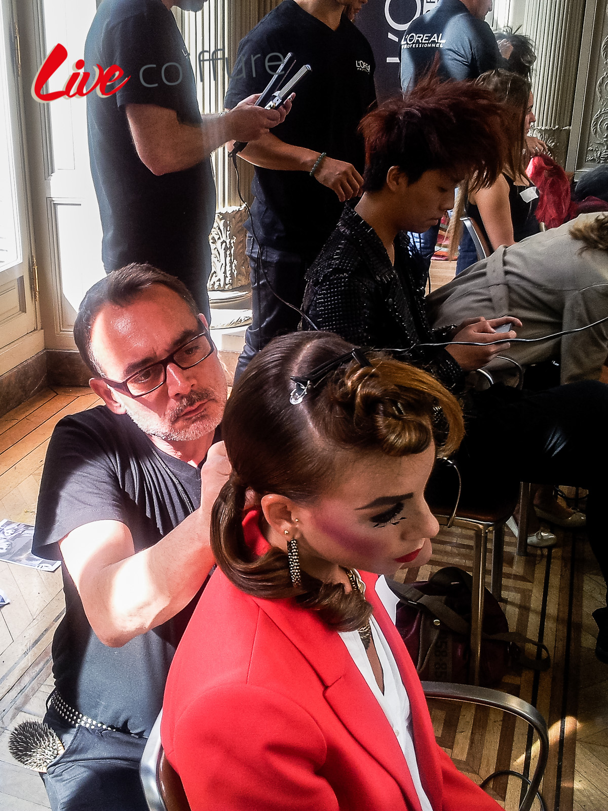 Backstage Plus grand défilé Galeries Lafayette 2012