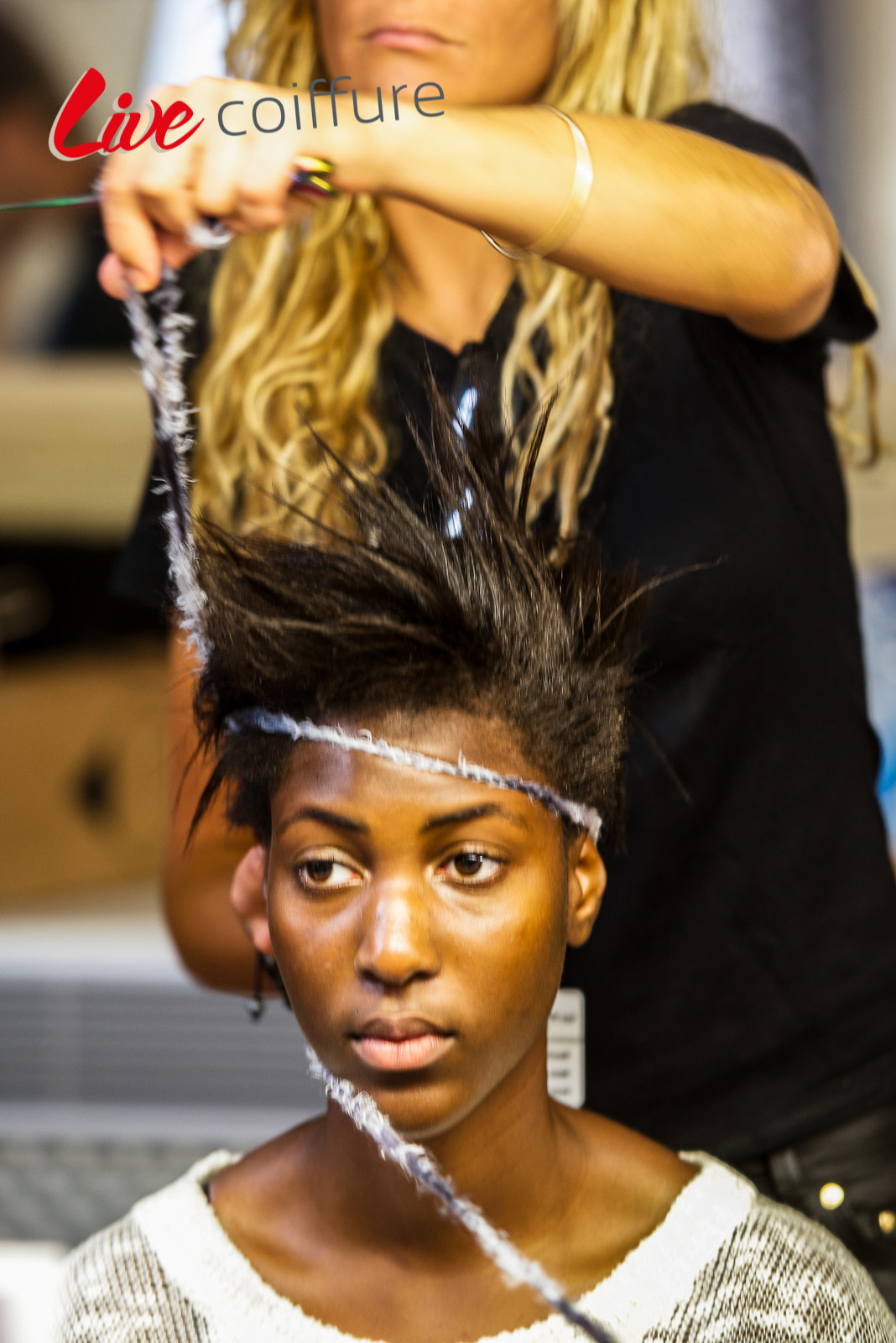 Backstage Plus grand défilé Galeries Lafayette 2012