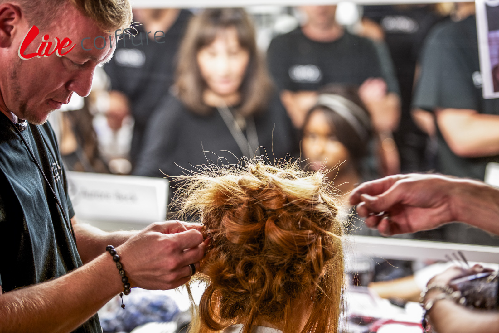 Backstage Plus grand défilé Galeries Lafayette 2012