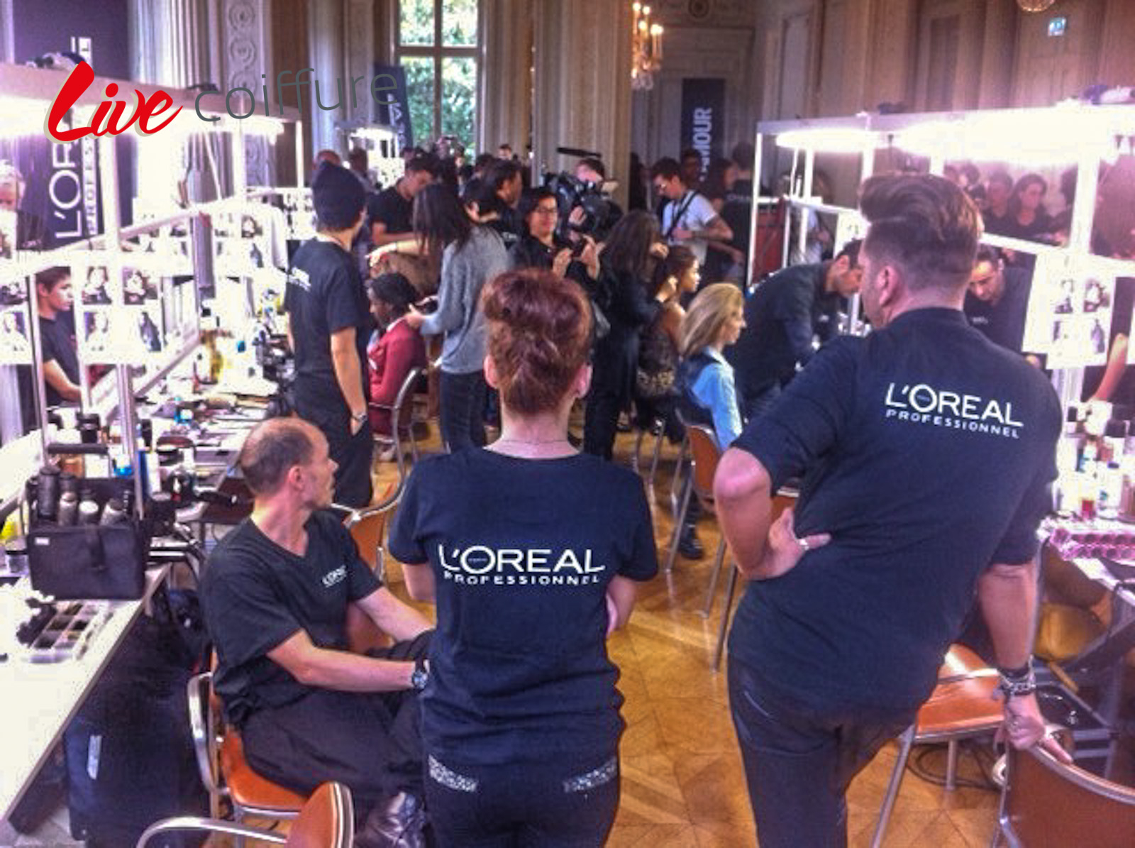 Backstage Plus grand défilé Galeries Lafayette 2012