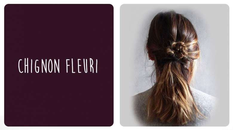 Tutorial of the month : My flourished bun, a fast alternative for a sunny hairstyle