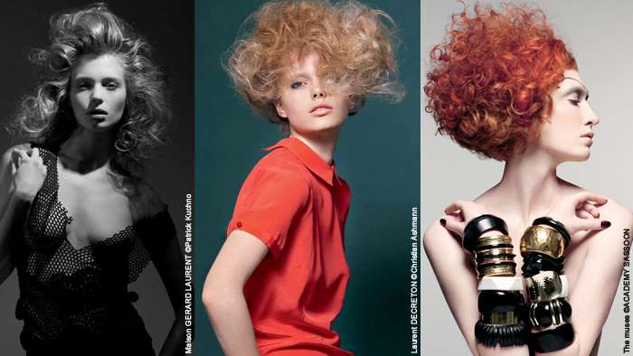 Coupes sur cheveux bouclés