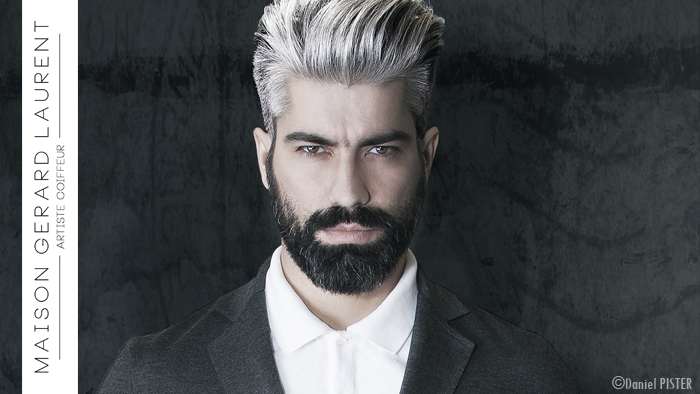 Les cheveux gris au masculin