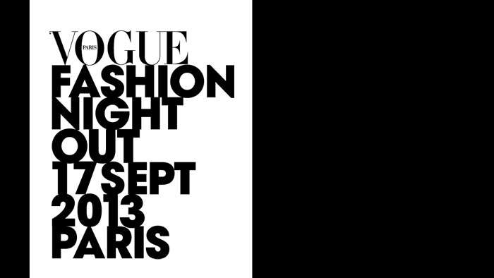 Vogue Fashion Night Out Paris 2013