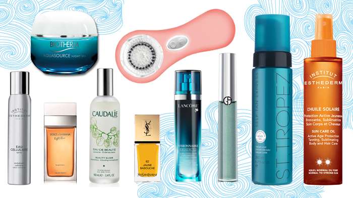 On the beach : new beauty products
