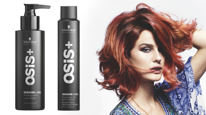 Voluminous hairstyles, don't miss the range OSIS + Session Label de Schwarzkopf Professional !
