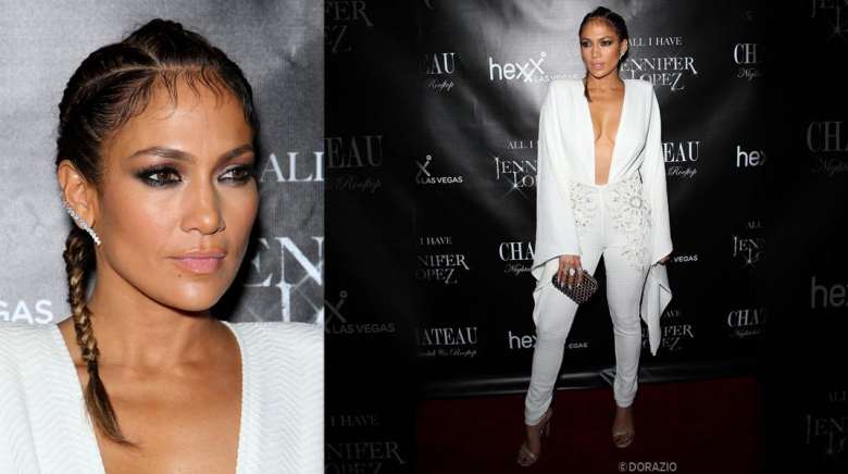 Jennifer Lopez : 1 carré pour 3 coiffures.