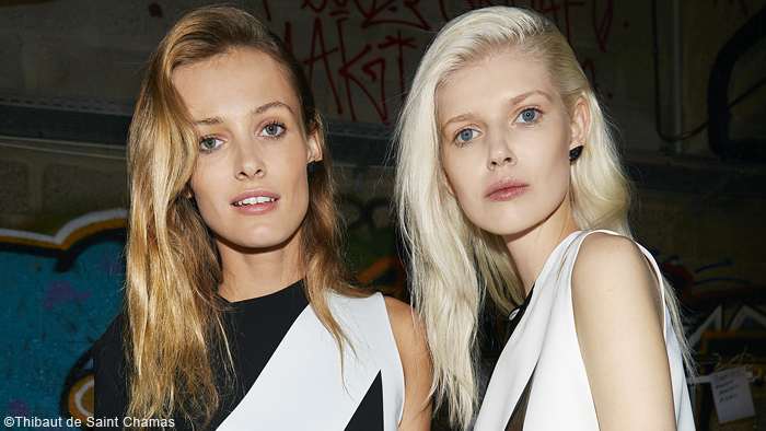 FASHION WEEK # ANTHONY VACCARELLO & Anthony Turner Chef de cabine coiffure 