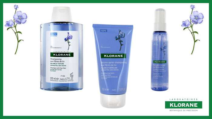 He probado para ti la gama con fibras de lino de Klorane