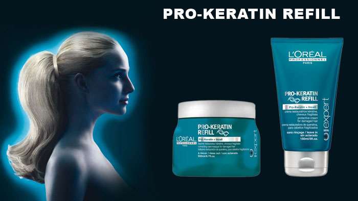 I TESTED FOR YOU : The repair balm and the blow-drying cream Pro-Keratin Refill de L'Oréal Professionnel