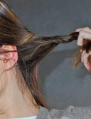 Tutorial of the month : My flourished bun, a fast alternative for a sunny hairstyle