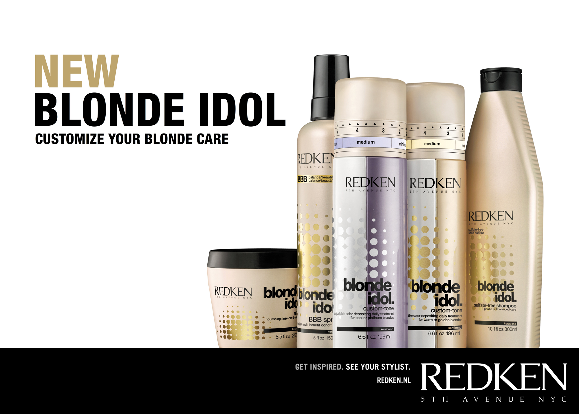 Aviso a las rubias : ¡ Descubre el Blond Idol Back Bar en los salones Redken !