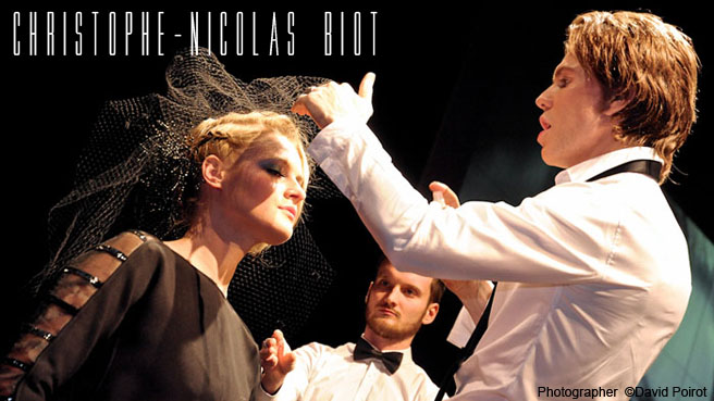 Christophe Nicolas Biot on stage