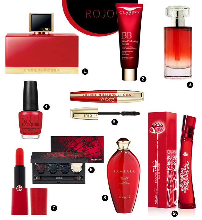 Shopping belleza  ROJO 