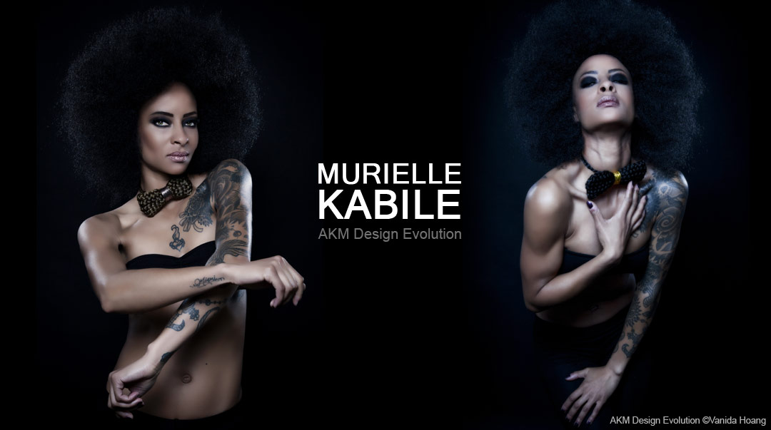 Murielle Kabile gives another dimension to the hair !