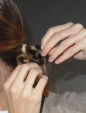Tutorial of the month : My flourished bun, a fast alternative for a sunny hairstyle