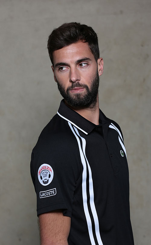 Benoit Paire, new beard care ambassadeur Beardilizer