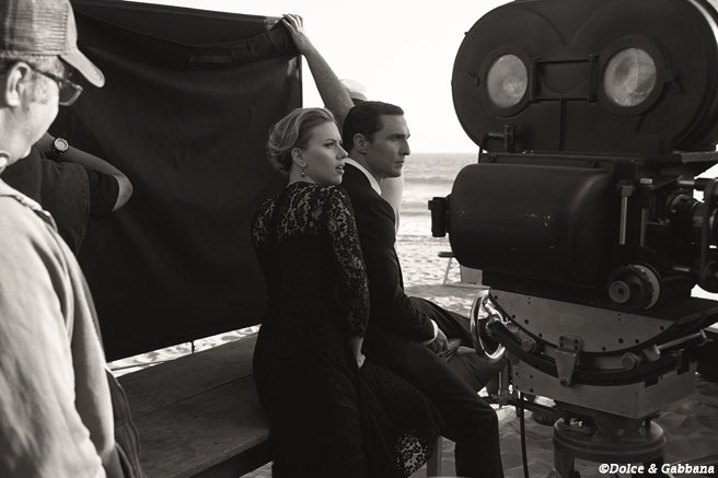 The One backstages con Scarlett Johansson y Matthew McConaughey