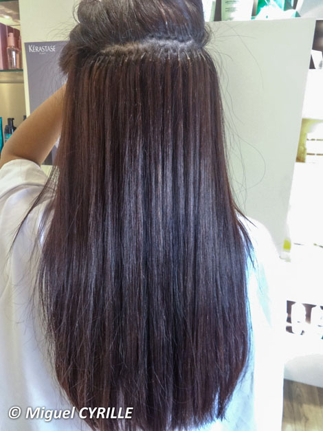 Hair extension care during summer