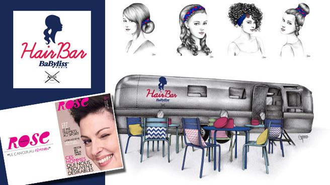 The tour de France of the Hair Bar Babyliss & Adéli Paris