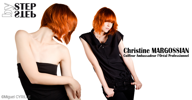 Step by Step carré cuivré de Christine Margossian