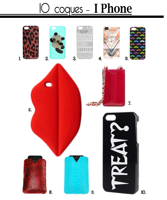 SHOPPING - 10 coques pour I phone