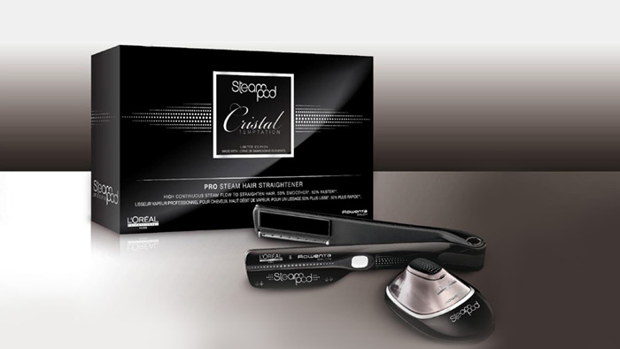 New: The hair straightener Steampod Swarovski Cristal Temptation