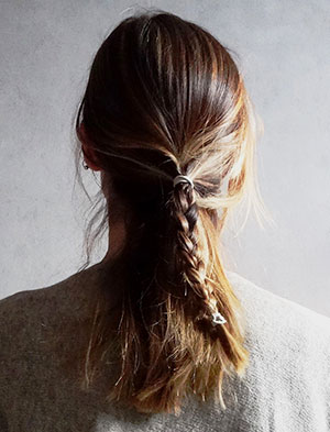 Tutorial of the month : My flourished bun, a fast alternative for a sunny hairstyle